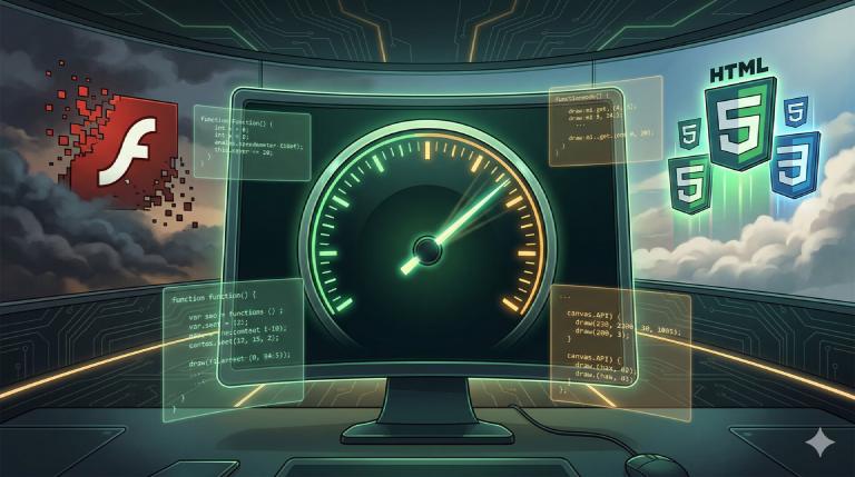 Canvas Speedometer: un tachimetro HTML5 in un mondo Flash