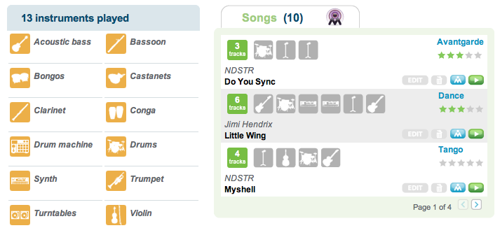 La UI di ricerca e strumenti — 35 strumenti, filtro per genere, valutazioni
