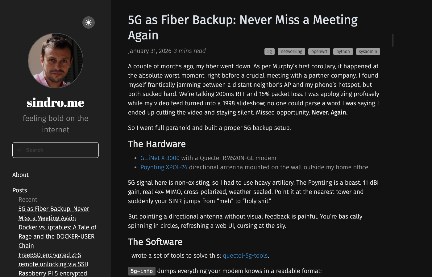 The old layout โ dark sidebar, English only, Hyde/Poole CSS